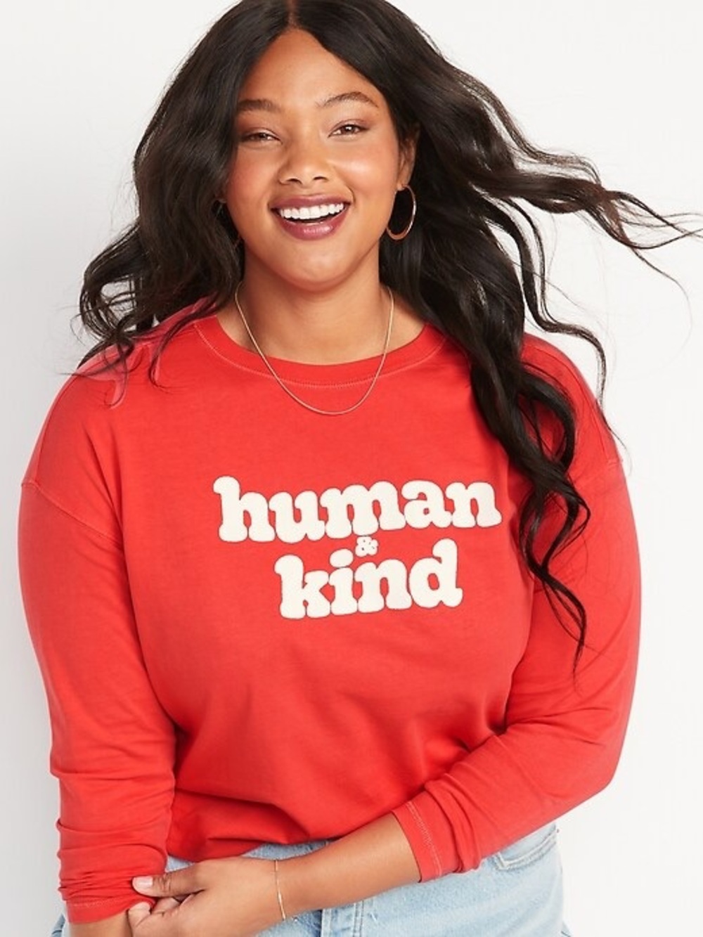 Women’s Old Navy Long sleeve crew tee size medium